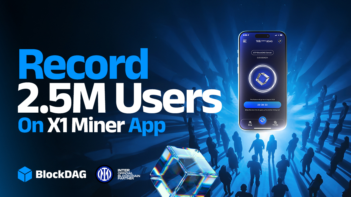 BlockDAG’s X1 App Surpasses 2.5M Users, Driving the $371M Presale Momentum