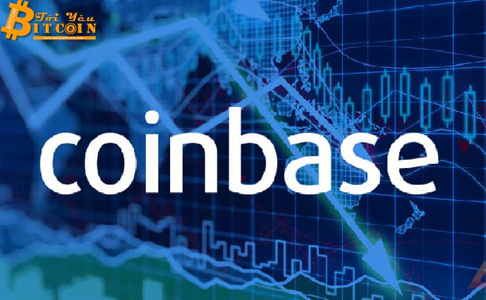 Coinbase shares drop nearly 50% in value