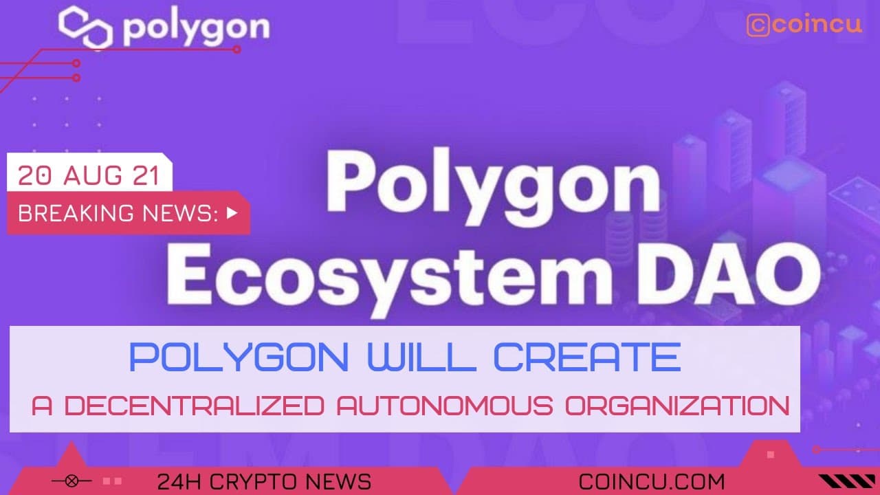 Polygon will make a decentralized autonomous organization | twenty Aug 2021 | Crypto News