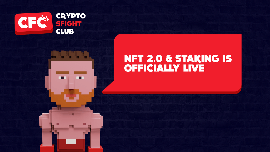 Crypto Fight Club Fighter NFT 2.0 is officially on the air