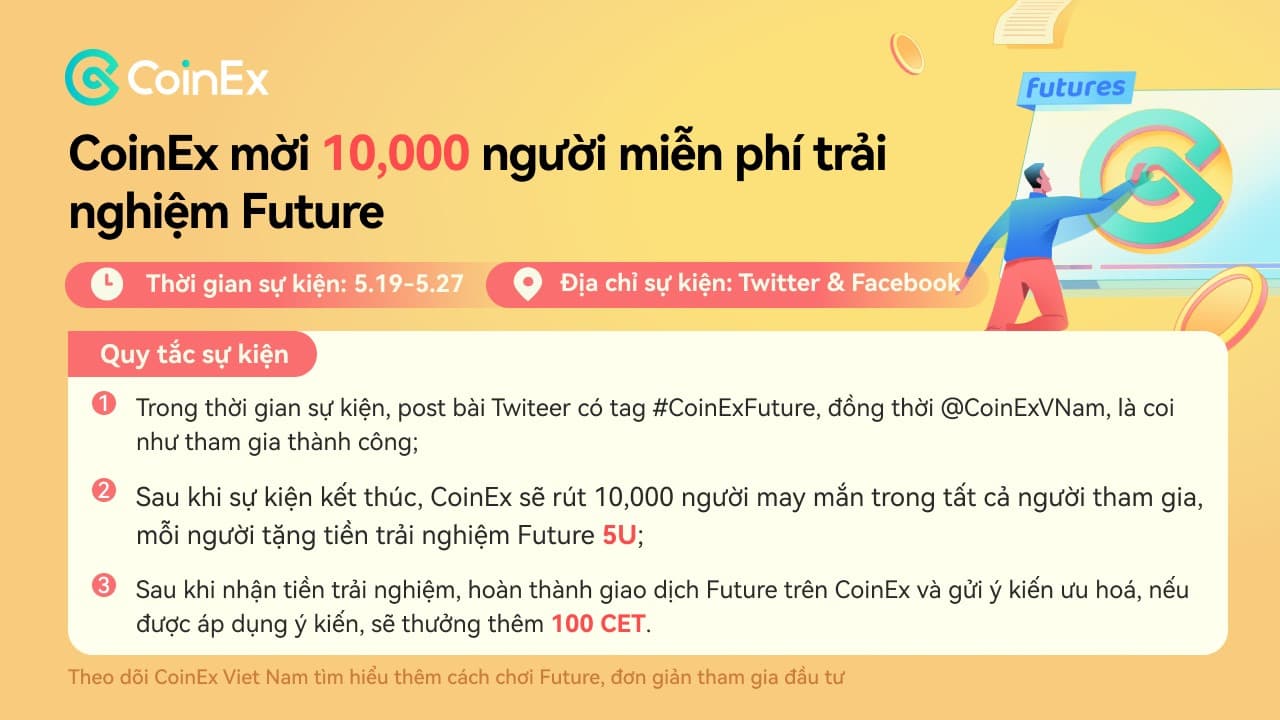 CoinEx offers 10,000 free futures trading slots