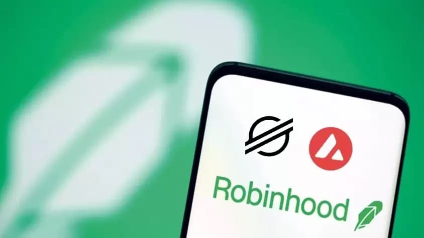 Did AVAX and XLM rise after the announcement of Robinhood's listing?