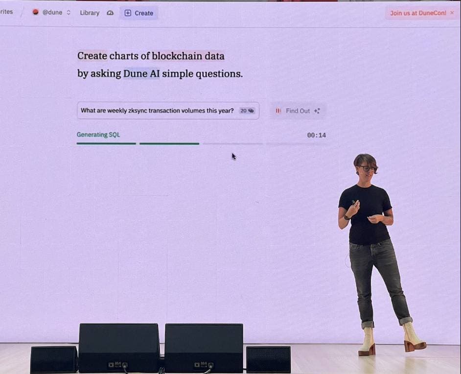 Dune Analytics launches DuneAI, more easily supporting users with on-chain research