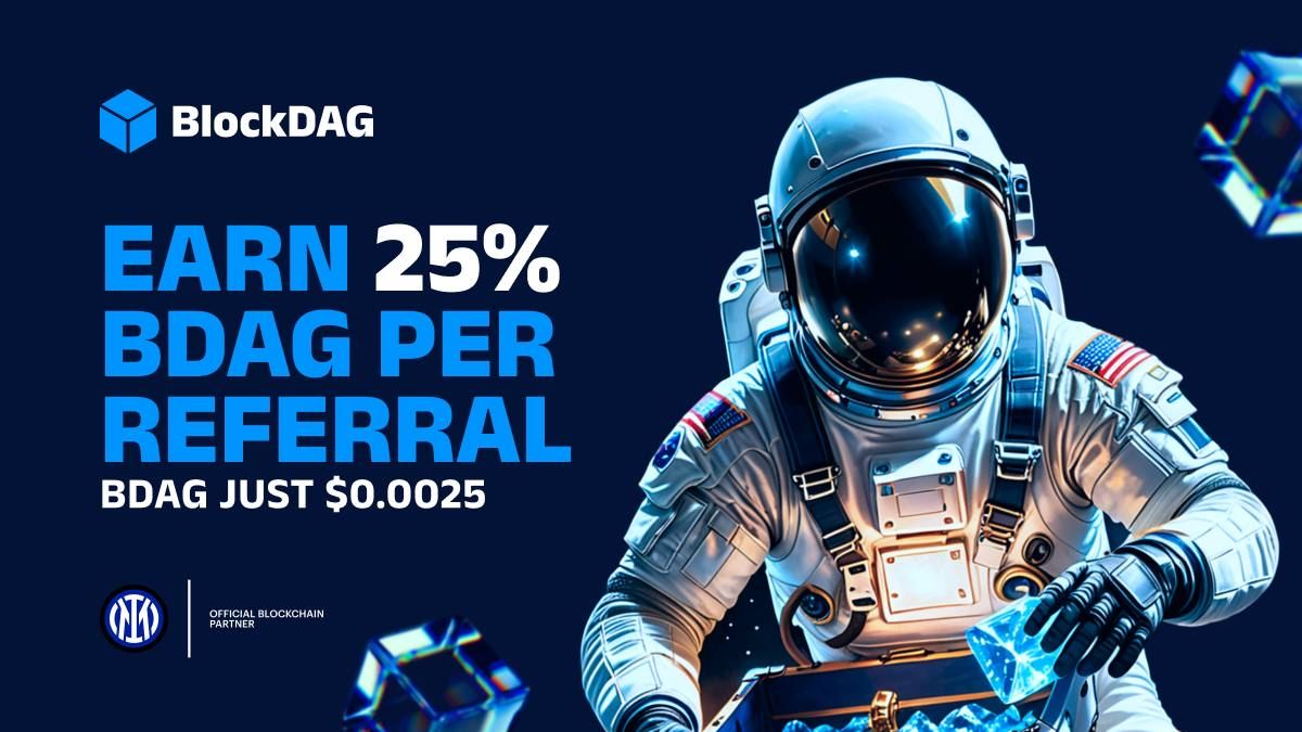 BlockDAG’s 25% Referral Rewards Ignite Presale: $1M Raised in 24 Hours, Presale Tops $220M