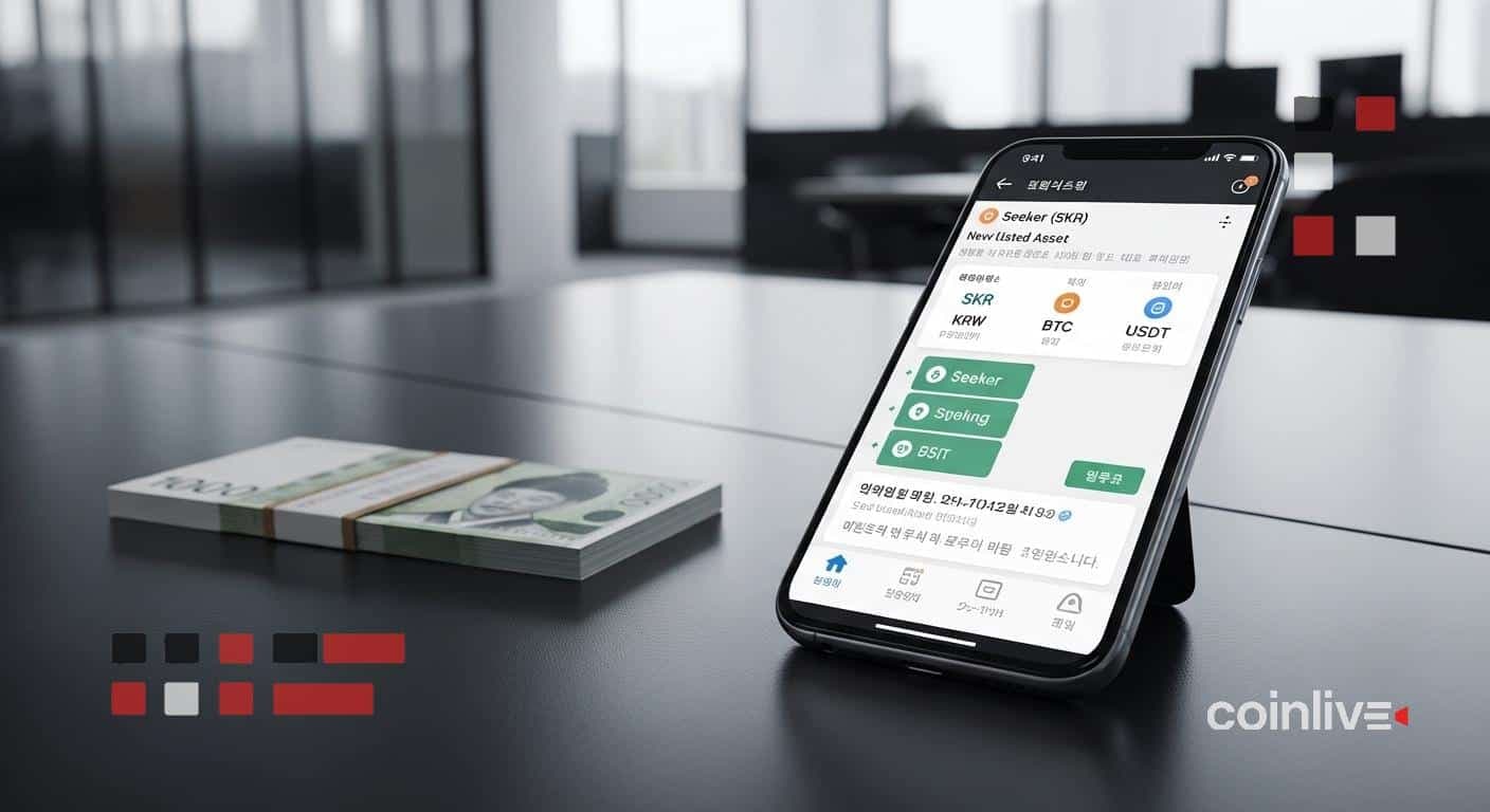 Seeker (SKR) debuts on Upbit Feb 24 with KRW, BTC, USDT